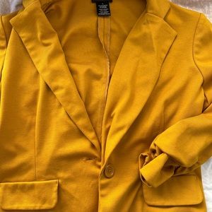Mustard Yellow Blazer !